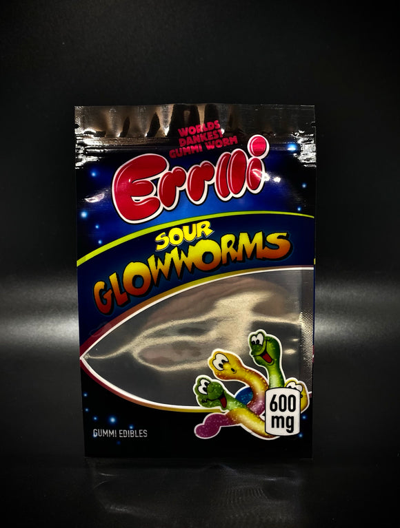 Errlli Gummies -Twisted Sour GlowWorms-