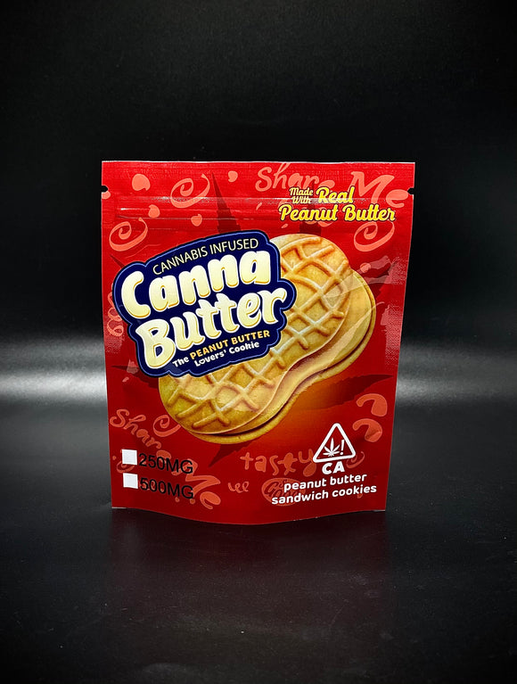 Canna Butter -Peanut Butter Sandwich Cookies-