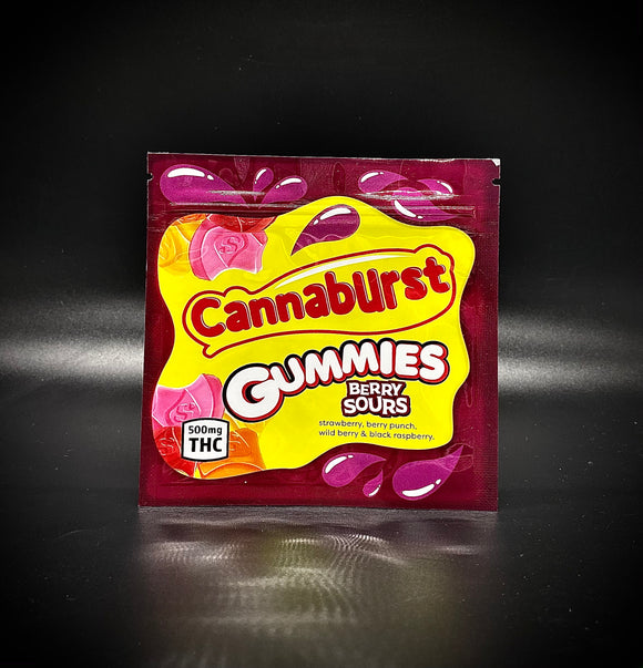 Cannaburst Gummies -Berry Sours- Edibles